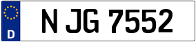Truck License Plate